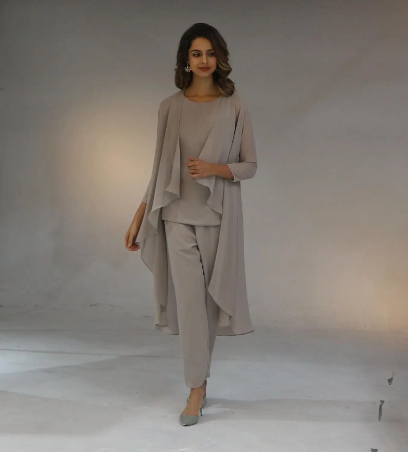 Us 59 8 35 Off Women S Three Pieces Mother Of The Bride Pant Suits With Long Jacket Custom Made Casual Dress I Found Some Amazing Stuff Open It To Learn More Don T Wait