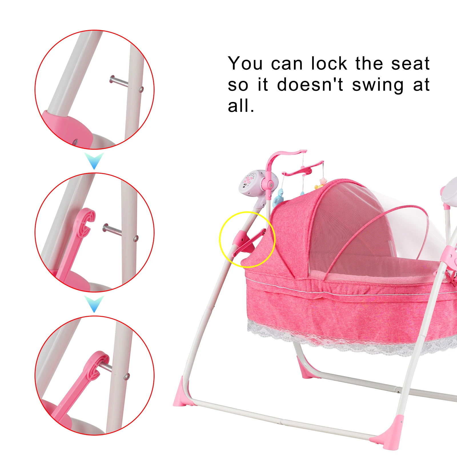 baby electric rocking cradle