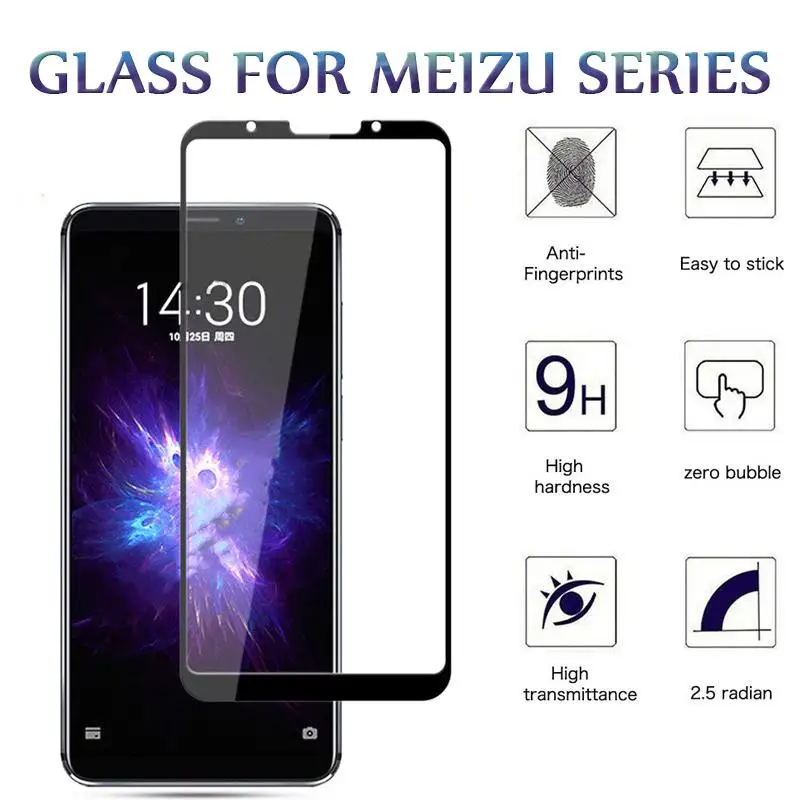 

Full Cover Protective Glass For Meizu M8C M5C M5S Note 5 6 M6T 15 litre 16 Plus Toughened Tempered Glass Screen Protector Film