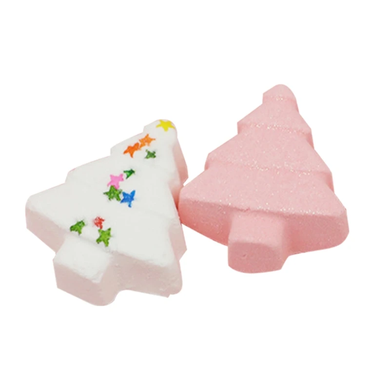 

Tree Bubble Bath Bomb Natural Fizzy for Women Releases Color,Scent,Bubbles Random Color