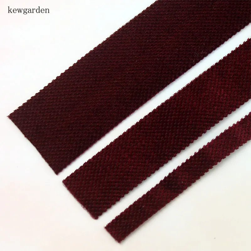 Kewgarden DIY аксессуары галстук-бабочка стекающаяся ткань Многослойная ткань лента 1," 1" 10 мм 25 мм 4 см вручную изготовленная лента тесьма 8 метров