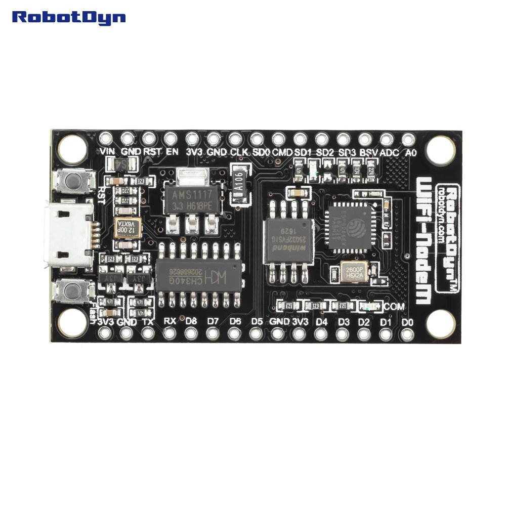NodeMCU V3 Lua WIFI модуль интеграции ESP8266 + дополнительная память 32M flash USB serial CH340G|module
