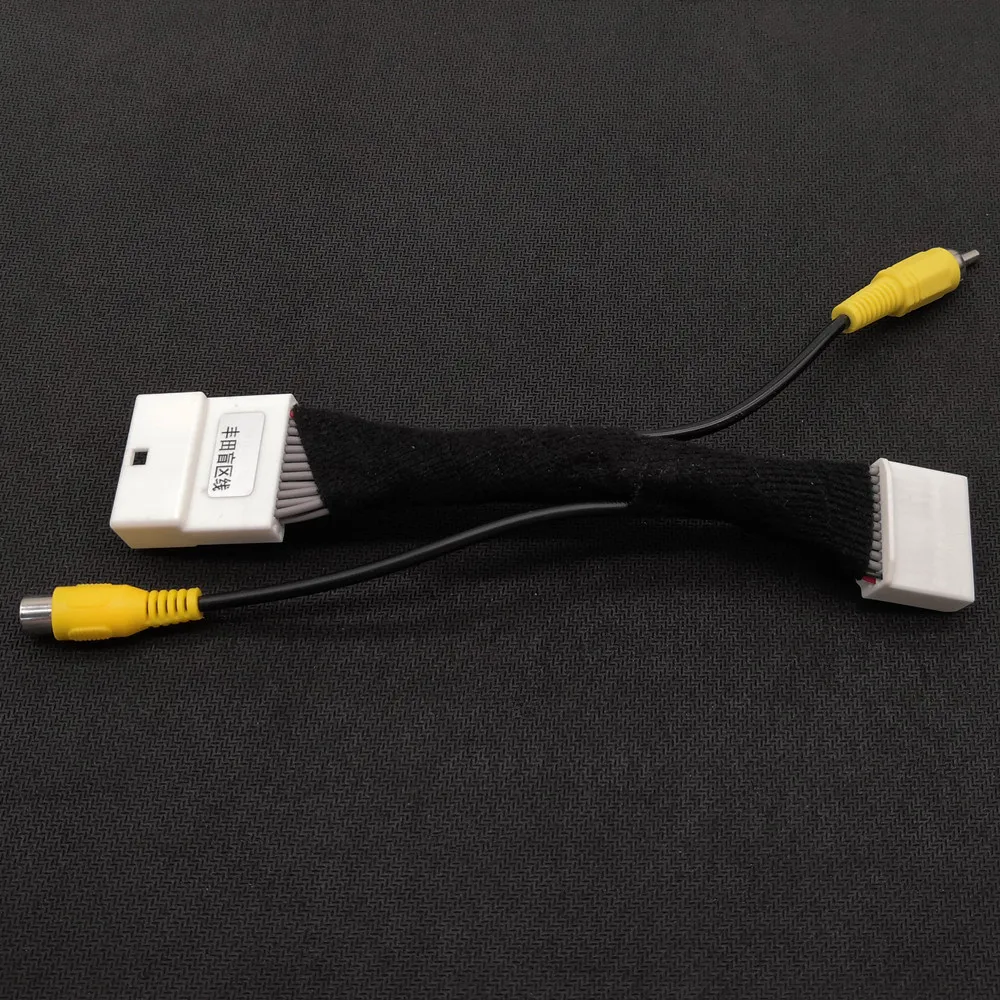 24Pin оригинальный видеовход переключатель обратной камеры RCA адаптер кабель для