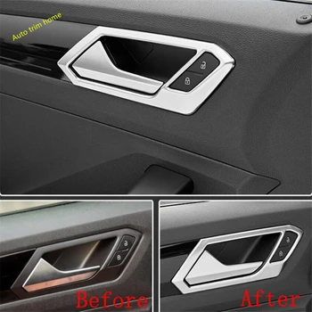 

Lapetus Fit For Volkswagen T-Roc T Roc 2018 - 2020 Door Handle Armrest Bowl Decoration Cover Trim / Matte / Carbon Fiber Style