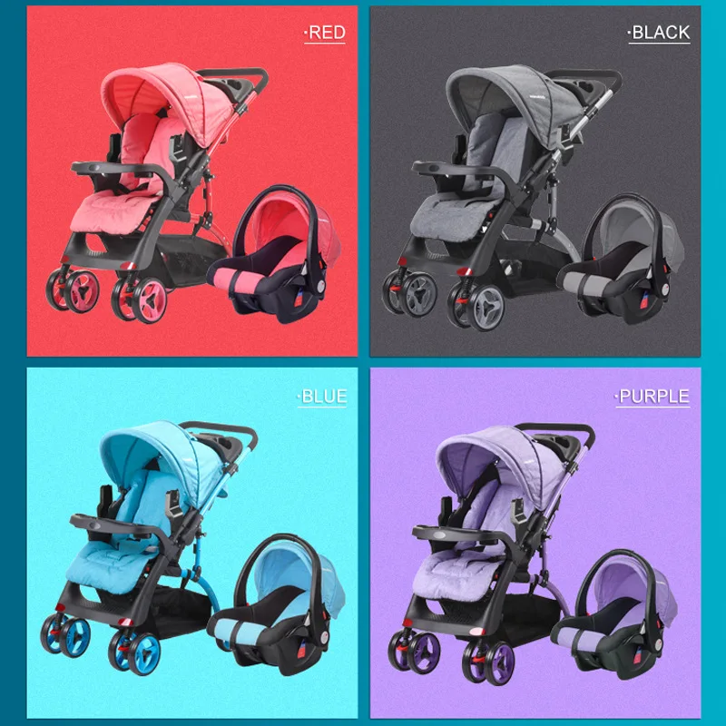 Mamakids экспорт Немецкая детская переносная складная детская коляска с корзинами