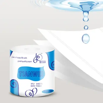 

Toilet Paper Bamboo Pulp Roll Paper Facial Tissue Roll Paper Household Logs Hollow Core Napkin Paper
