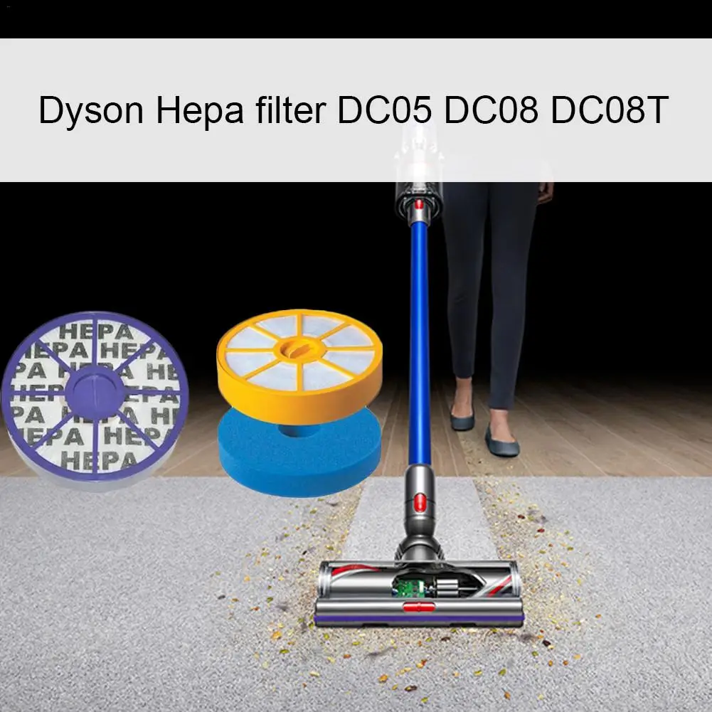 1 х HEPA фильтр Dyson DC05 DC08 DC08T DC08TW установка-HEPA фильтр Набор для Dyson Двухсекционный фильтр