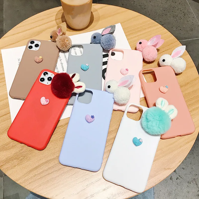 

3D Cartoon Soft Case for Xiaomi 9T pro Redmi K20 7A 8A Note 6 7 8 pro 8T Luxury Cute animals Silicone Phone Cover