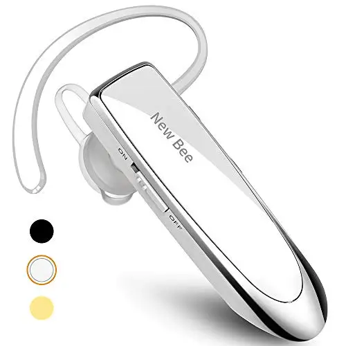 Bluetooth гарнитура беспроводная гарнитура для iPhone Android samsung Ноутбук Грузовик Мотоцикл водитель черный пчела - Цвет: Silver