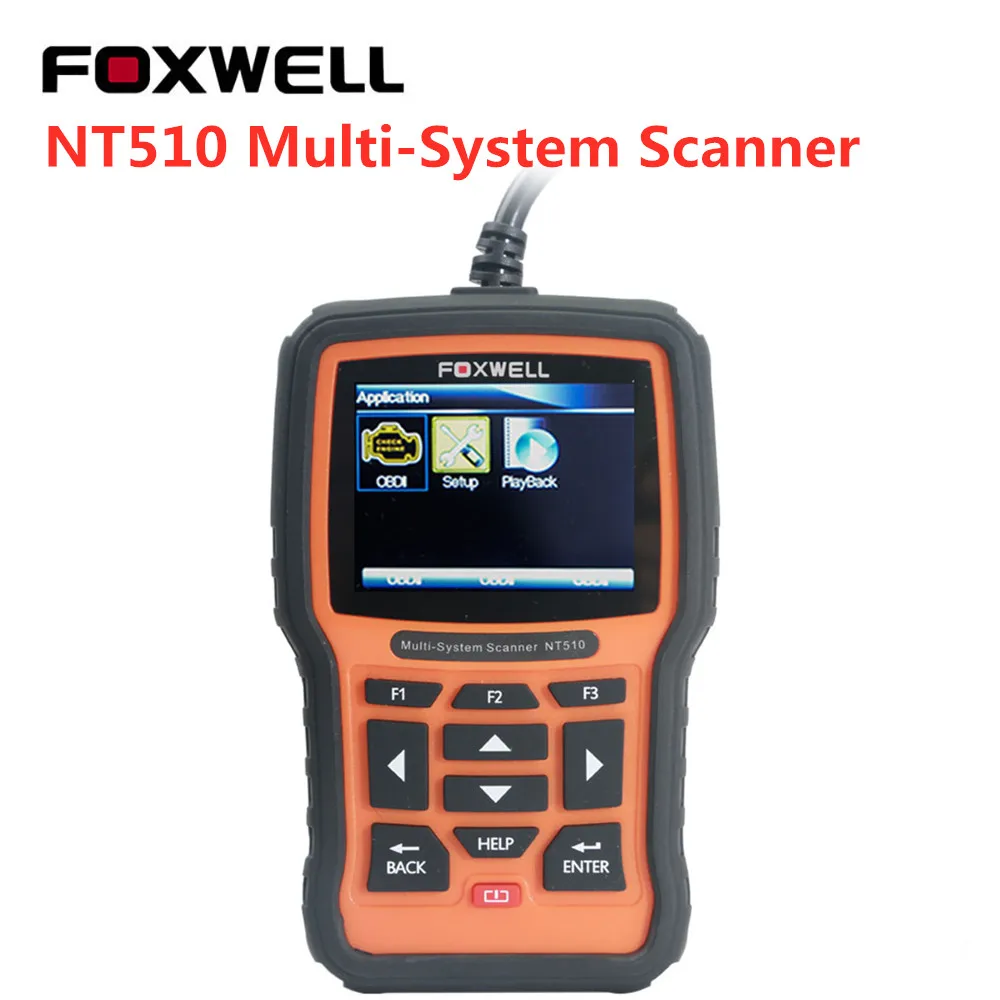 Foxwell NT510 мультисистемный сканер с одним автомобильным брендом программного