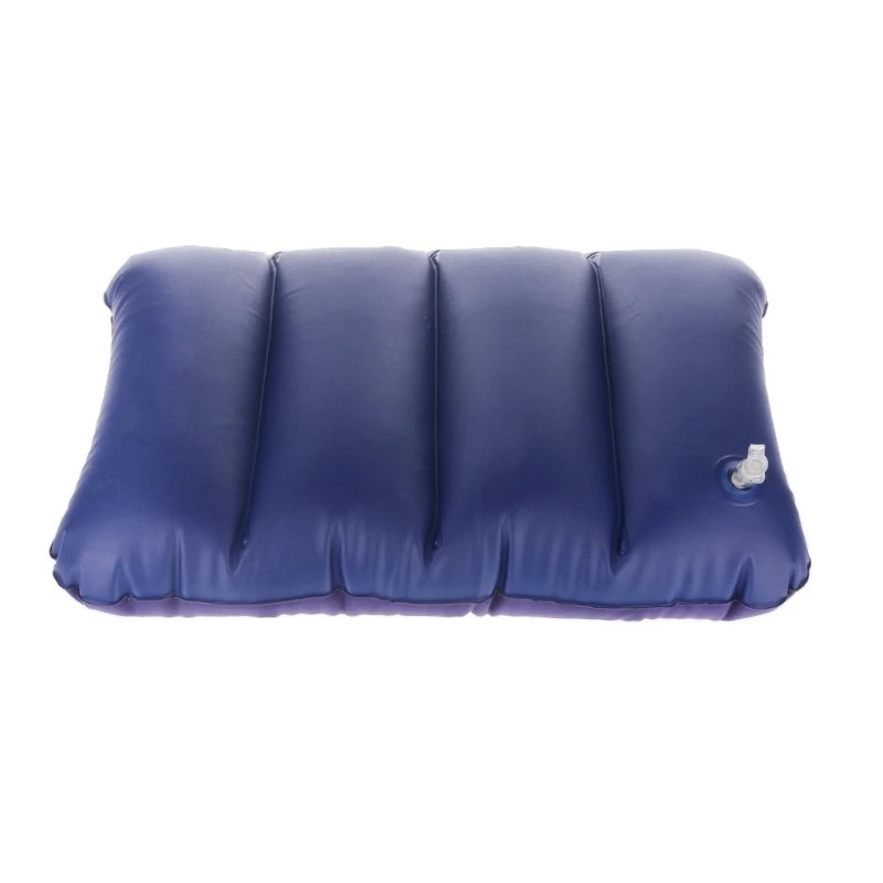 Outdoor Travel Folding Inflatable Pillow Kayak Rowing Flocking Air Cushion Mat A6HC