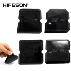 Grattoir en Silicone pour calfeutrage de porte et fenêtre, Kit d'outils de calfeutrage d'angle pour l'hypoténuse 