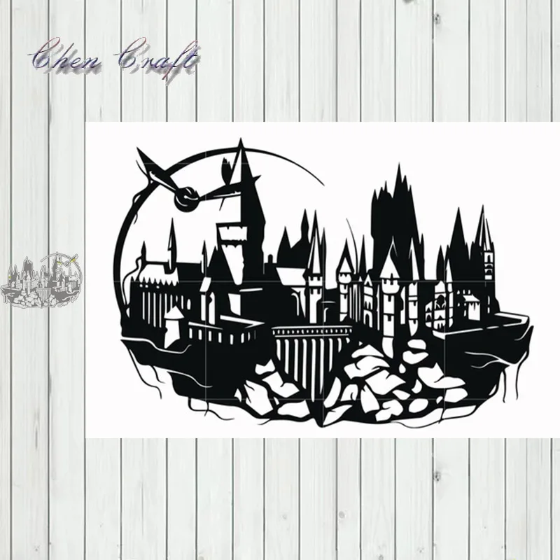 Металлический шаблон для высечки волшебного замка трафарет самостоятельного