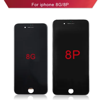 

BKparts 10pcs/lot LCD For Iphone 8 8G Plus 8P LCD Display Touch Screen Digitizer Complete Assembly Replacement