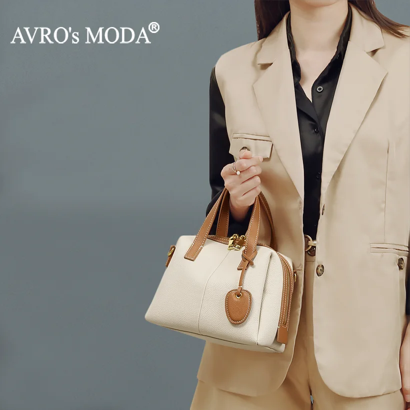 

AVRO's MODA Brand Fashion Handbags Genuine Leather Shoulder Bags For Women Casual Ladies Crossbody Commuter Messenger Tote Bag