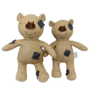 

Fun Pet Interactive Squeaky Sound Linen Cloth Animal Doll Durable Chew Molar Toy For Dogs Soft Material