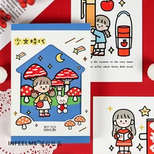 Infeel. me Girlhood открытка Закладка поздравительная открытка Письмо бумага 1 лот = 1 упаковка = 30 шт