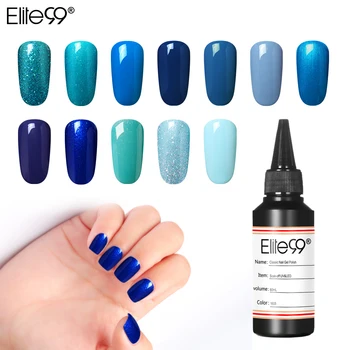 Elite99 60ML Color Gel Polish Soak Off UV LED Nail Varnish Primer Gel Polish Salon Manicure Nails Art UV Led Gel Polish Base Top