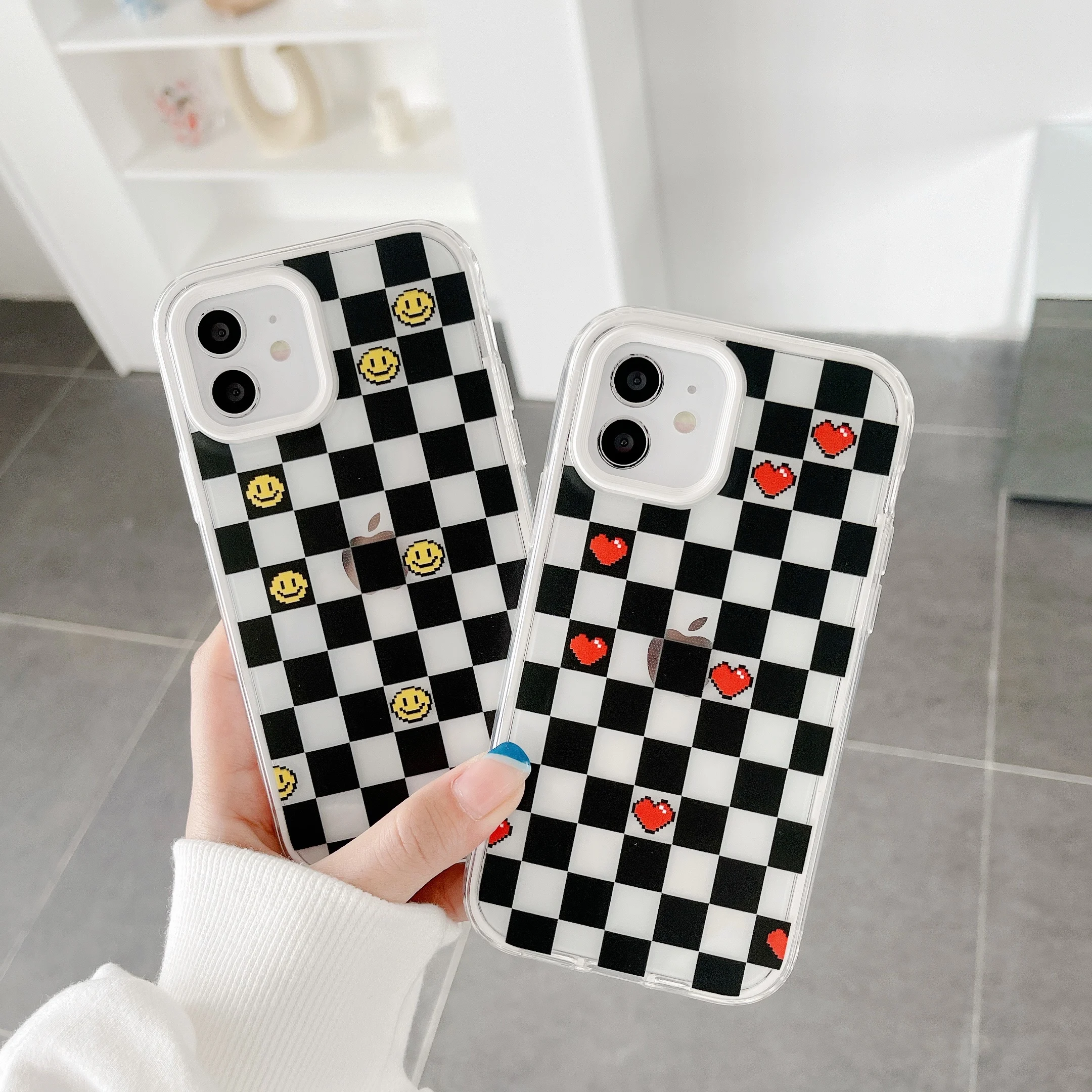 Чехол для Телефона iPhone 12 7 8 Plus X XS XR XSMax 11 Pro Max чехол с забавным улыбающимся лицом
