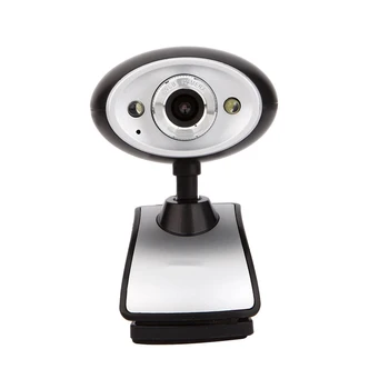 

Computer Camera USB Multi-Function Drive-Free Webcam 360 ° Rotatable for Laptop PC Webcast(480P)