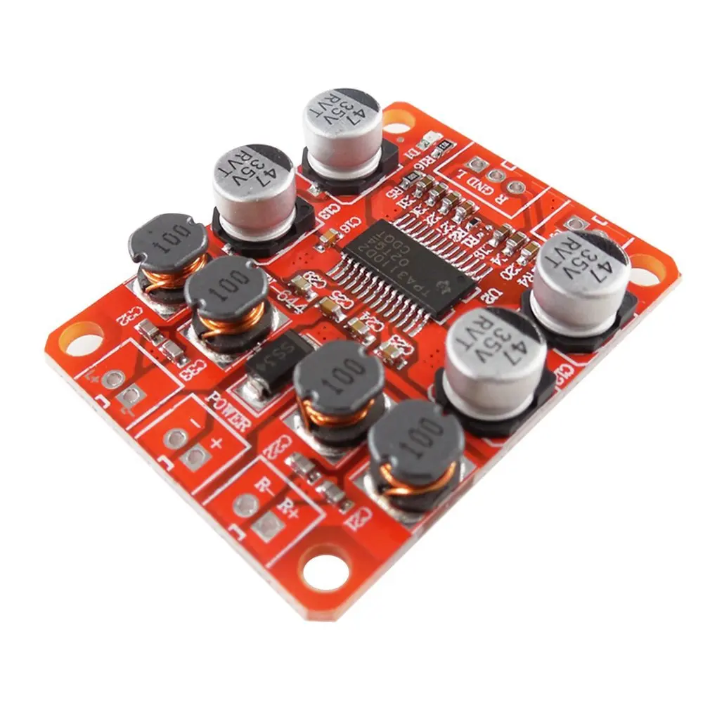 

HW-644 TPA3110 Chip Digital Power Amplifier Module 2x15W Dual Channel Stereo Sound DIY Speaker Amplifier Board