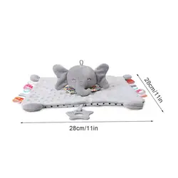 Luxury Newborn Plush Animal Comfort Blanket - Soft Baby Gift (Elephant)