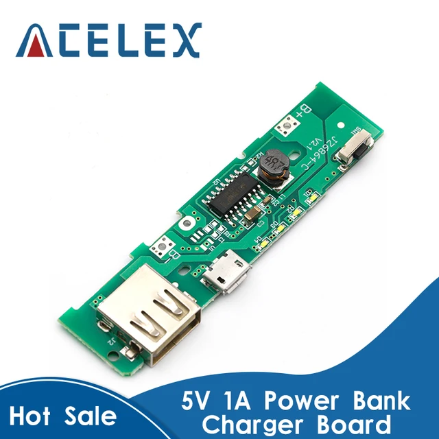 5v 1a Power Bank Charger Board Charging Circuit Pcb Board Power Supply Step Up Boost Module Mobile Phone For Battery Diy Tool Parts Aliexpress