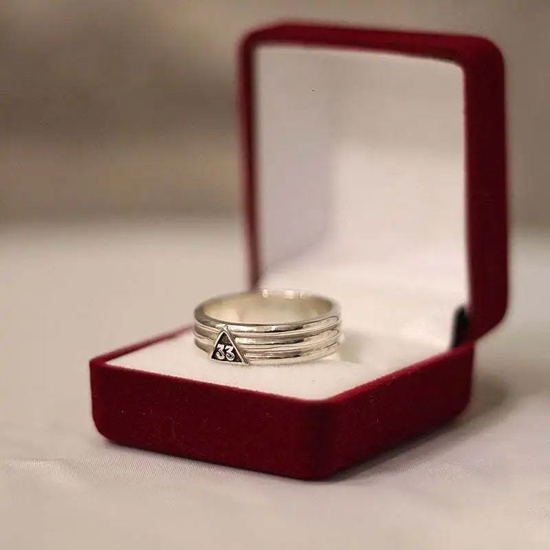 Мужская 33-градусная шотландская обряд масонское кольцо золотой масон обручальное кольцо кольца масонство ювелирные изделия подарок