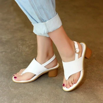 

Jouir Talons INS Hot Large Size 43 Flip Flops Genuine Leather Summer Skin Woman Shoes Women Sandals