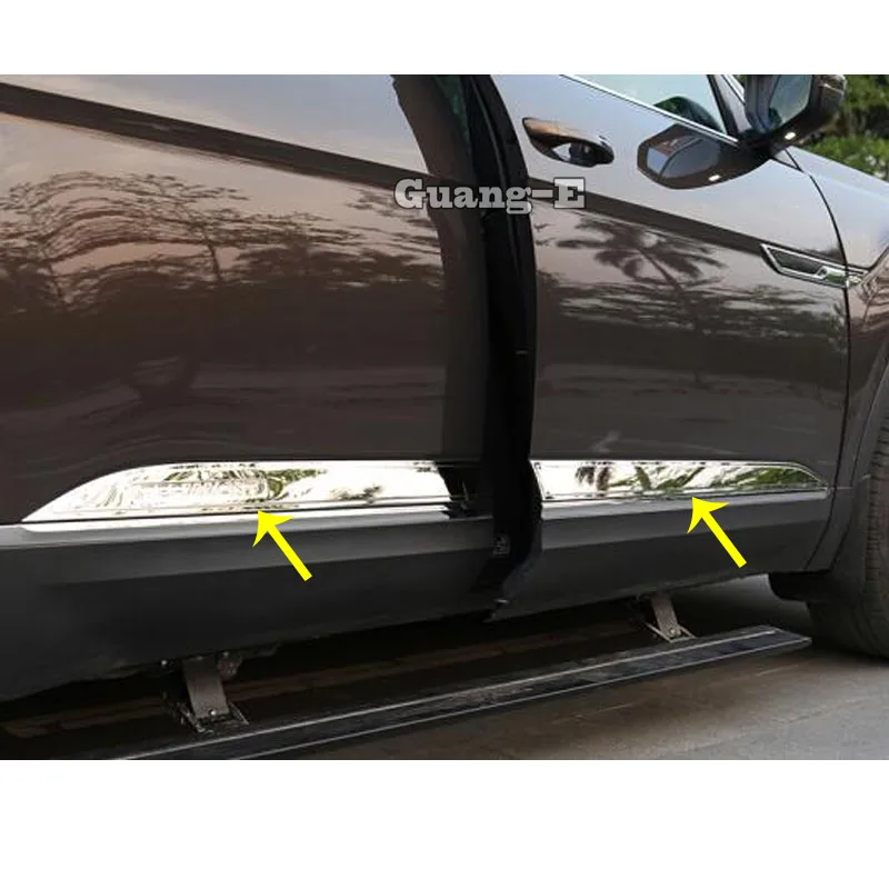 Для VW Volkswagen Teramont Atlas 2017 2018 2019 2020 детектор крышки автомобиля нержавеющая сталь