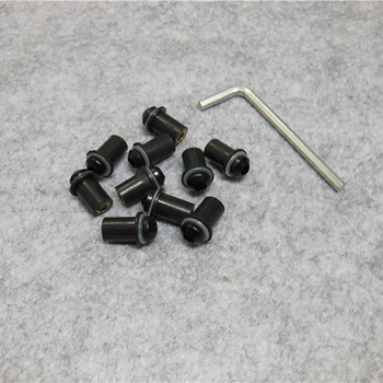 

10pcs Set M5x15mm Aluminum Motorcycle Fairing Screws Bolts Kit Body Mount for Motorcycle Windshield Windshield Screws Bolts Nuts