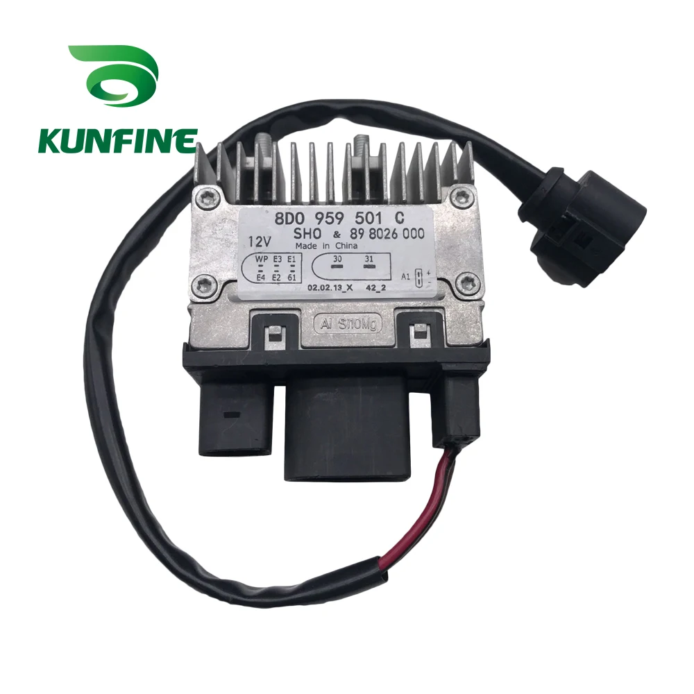 Radiator Engine Cooling Fan Control Module For Volkswagen Passat B5 AUDI A6 Part NO.  8D0 959 501 C (4)