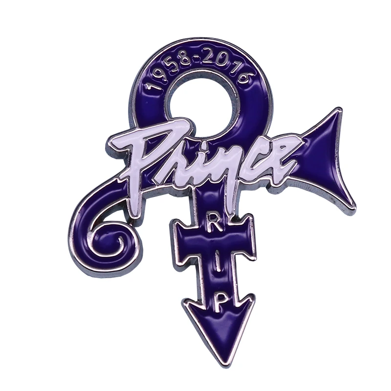 RIP Prince Pin Purple Rain Love значок символа Music Memorabilia Jewelry|Броши| |