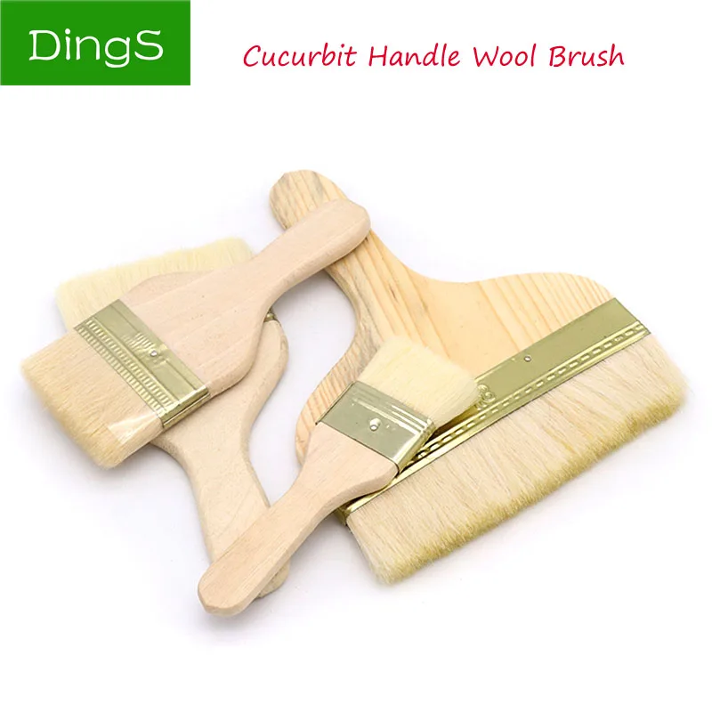 

1pcs 2/3/4/5/8 inch Wide Bristle Hair Wooden Handle Latex/Oil Paint Brush Wool Cleaning brush Wall Painting Graffiti Tool