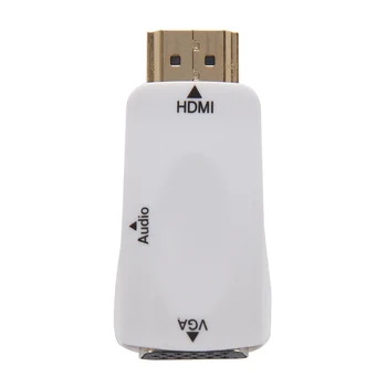 

1080P HDMI Male to VGA Female Adapter Video Converter with o Output