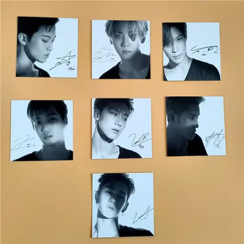 

Kpop 7pcs/set SuperM New Album Jopping Signature Photo Card Poster BAEKHYUN KAI MARK LUCAS TEN Fans Collection For Fan Welfare