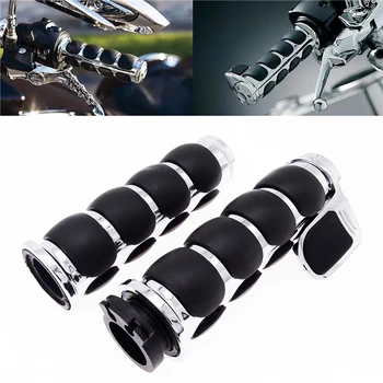 

Universal 22mm/25mm Motorcycle Handlebar Hand Grips For Harley Sportster Dyna Softail VRod Chopper For Kawasaki Vulcan VN 500