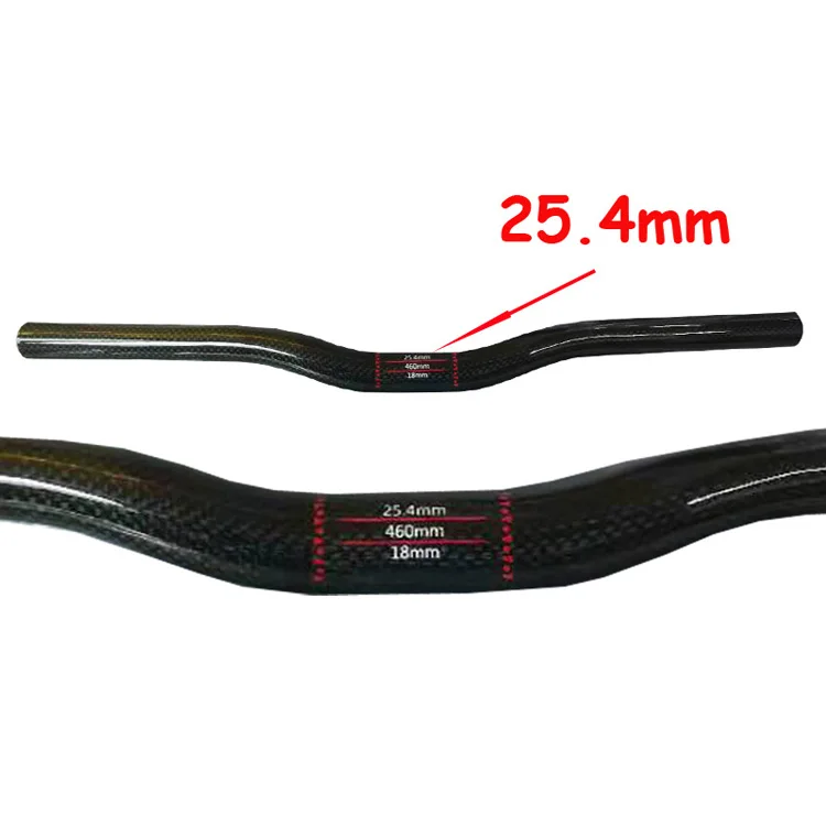 Super light Bicycle handlbar carbon handlebar bicycel handlebar MTB bike handlebar 3k carbon bar 25.4mm bike parts