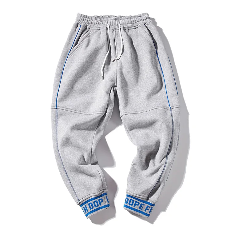 

Luoye luo ye 2019 Winter New Style Japanese-style Origional Multi-color Printed Letter Casual Athletic Pants Df9812