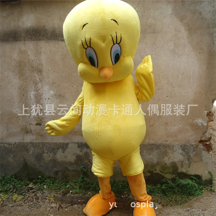 Yellow Chick Mascot Costume Adult Fancy Dress Cartoon Party Outfits Adult  Size Bird Mascot Cartoon Character Carnival Costume - Mascot - AliExpress