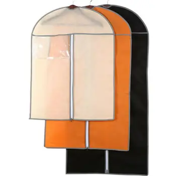 

Clothes Dress Garment Dustproof Cover Bags Suit Coat Travel Protector Clothing Dress Wardrobe Hanging Storage Y9Y00A2