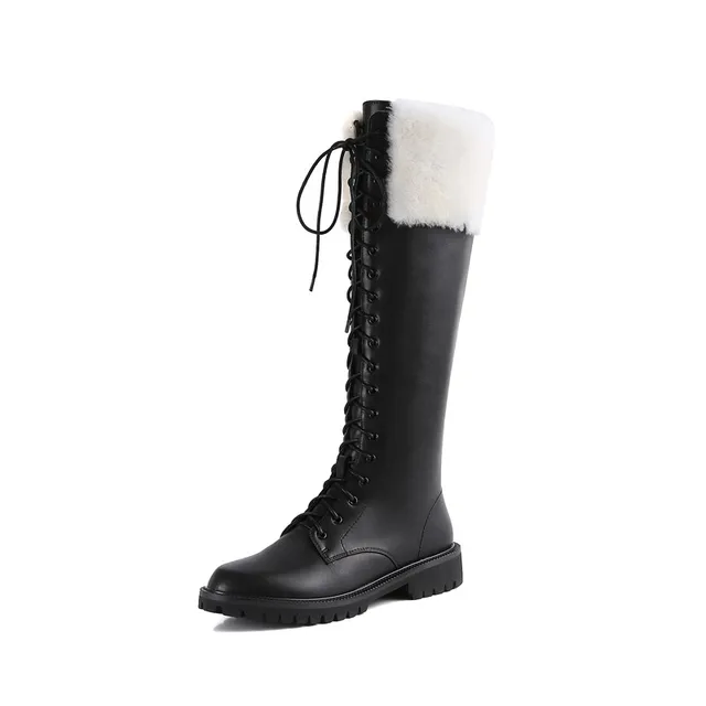 leather knee high boots sale