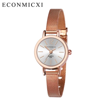 

Relojes Para Hombre Fashion Watch Women Slim Mess Strap Minimalist Wristwatch For Women Quartz Watch New Brand Casual Clock
