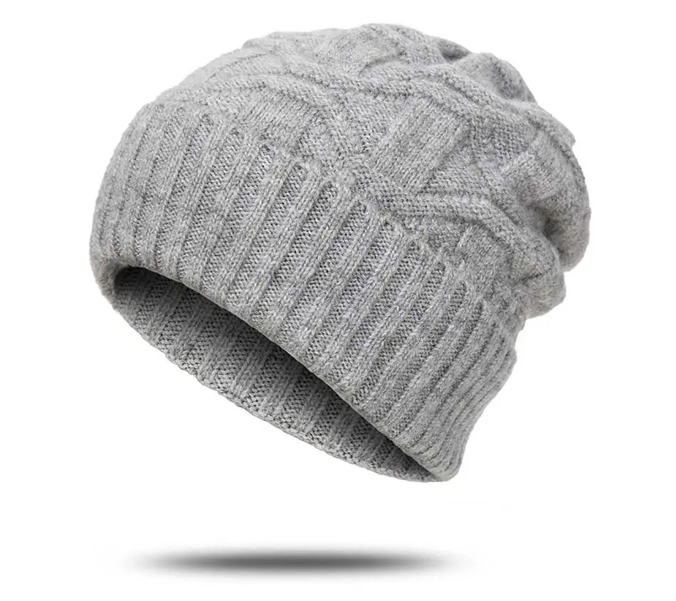 YEABIU женская шапка skulliesзимние вязаные женские шапки бини Хлопковые женские шапки для девочек мягкие теплые уличные повседневные женские шапки