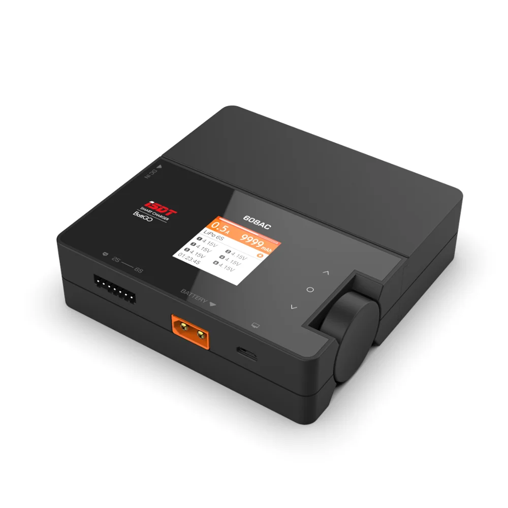 ISDT 608AC AC 60 Вт DC 200 Вт 8A BattGo Смарт зарядное устройство Dis зарядное устройство со съемным источником питания