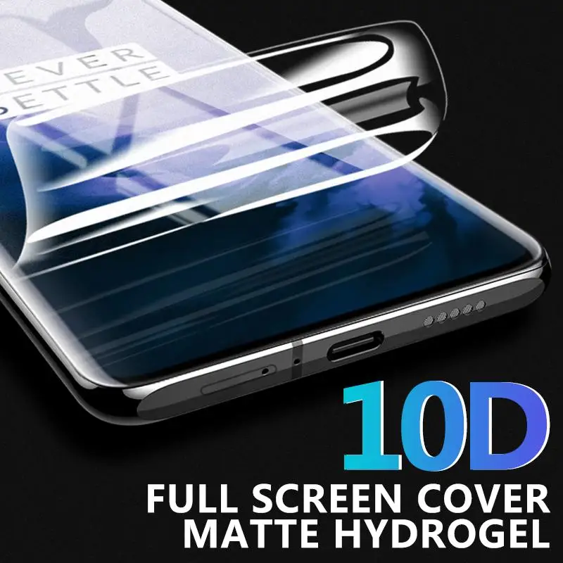 10D полное покрытие Гидрогелевая Защитная пленка для Oneplus 6 6T 5T 5 7 7Pro защита экрана на One Plus 6 Oneplus7 Pro не стекло