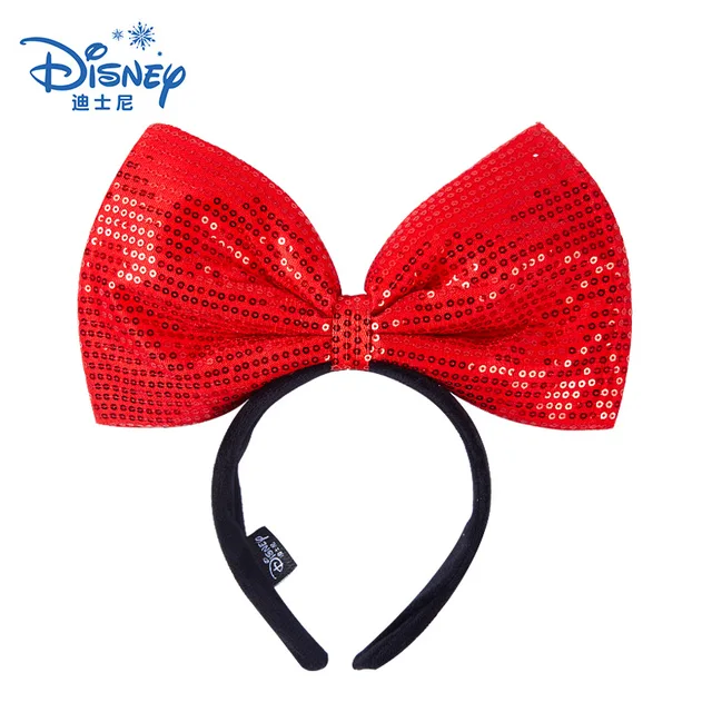 Disney Mickey Mouse Headband Bow Hair Minnie Mouse Ears Headband Cosplay Hair Accessories Pretend To Play Toys For Kids Gift 5