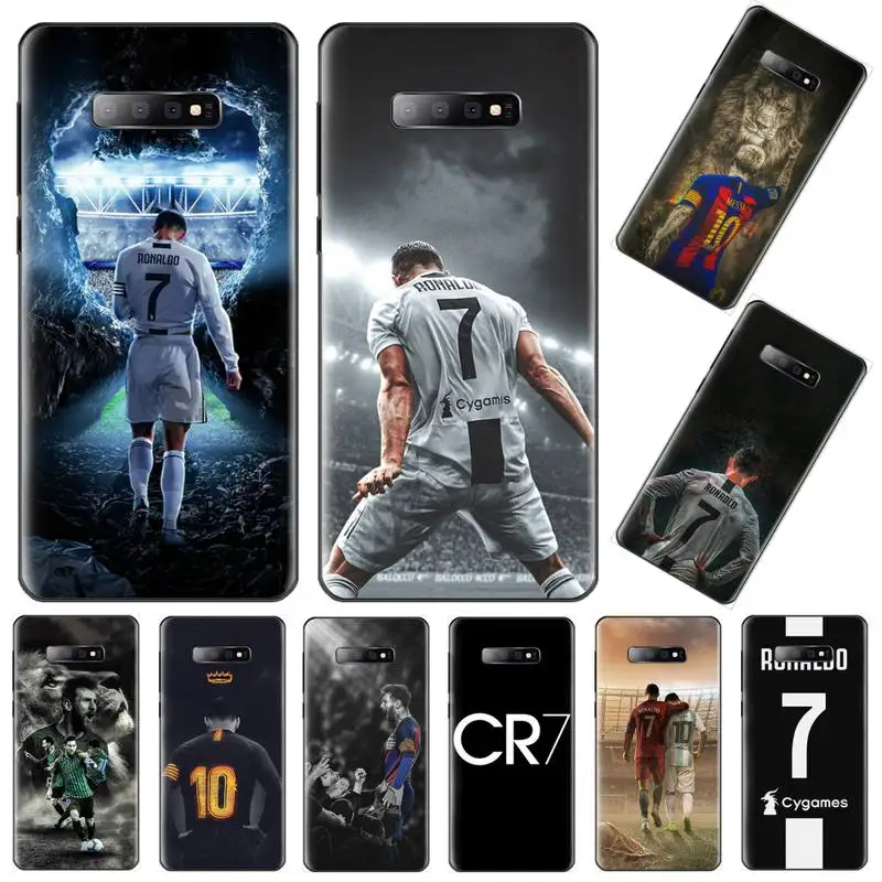 

Lionel Messi CR7 Cristiano Ronaldo Phone Case For Samsung galaxy S 7 8 9 10 20 edge A 6 10 20 30 50 51 70 note 10 plus