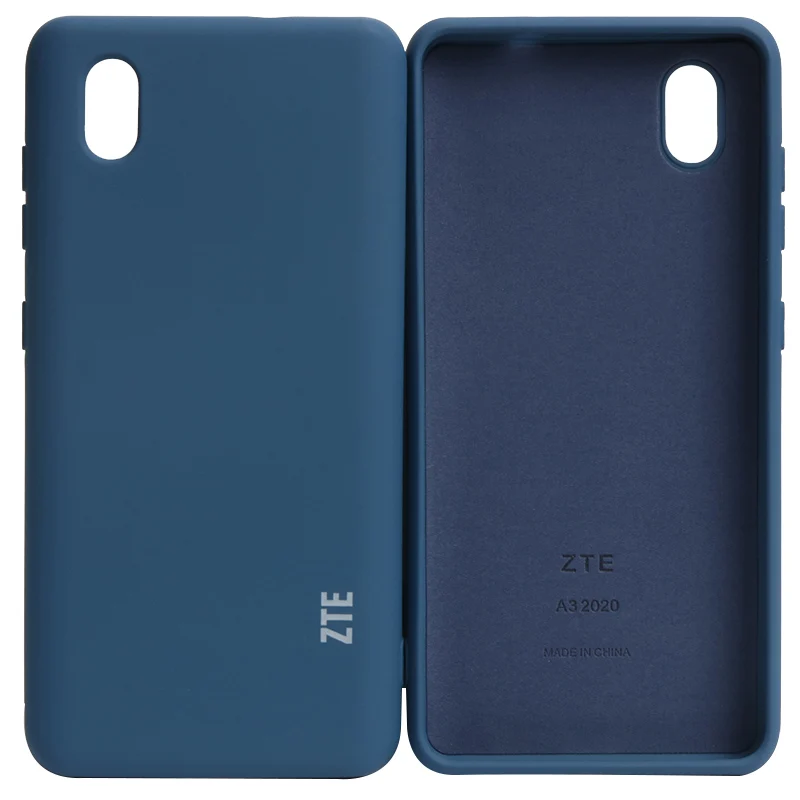 ZTE A3 2020 Case zte Blade a3 2020 Liquid Silicone case Silky Soft-Touch Protective Back Cover Anti-knock cell phone pouch with strap Cases & Covers