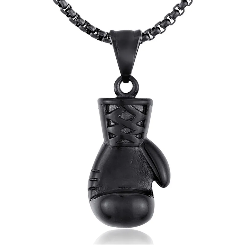 316L Stainless Steel Lovely Mini Boxing Glove Necklace Match Jewelry Cool Pendant For Men Boys | Украшения и аксессуары